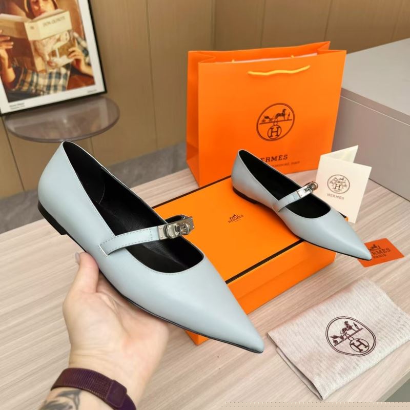 H**mes flat shoes
